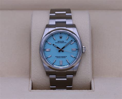 rolex tiffany blue|rolex tiffany blue 36mm price.